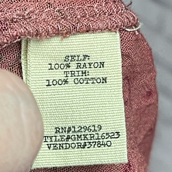 Gimmicks size XS boho tank top with crochet details - Picture 5 of 5